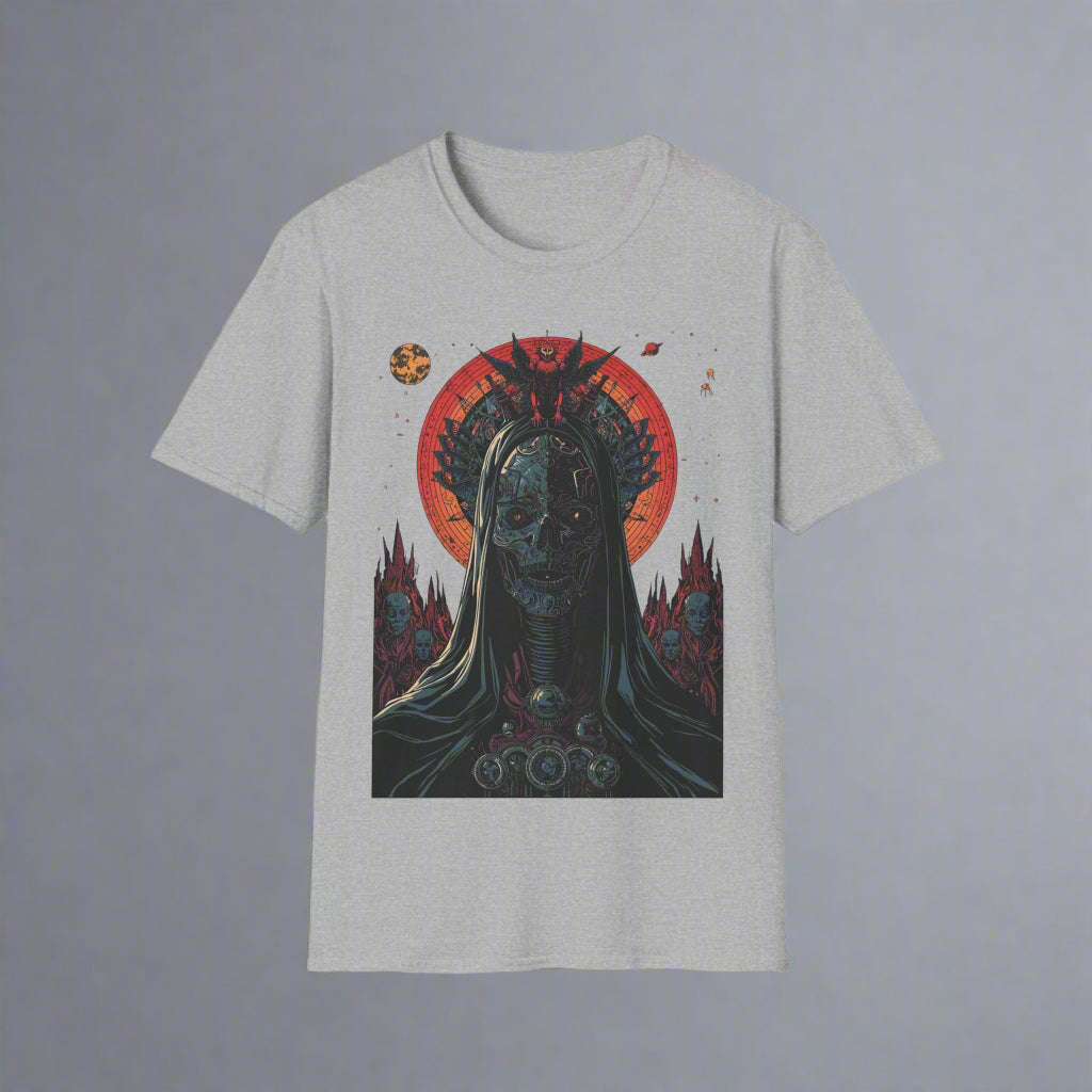 Neon Gothic Skull T-Shirt