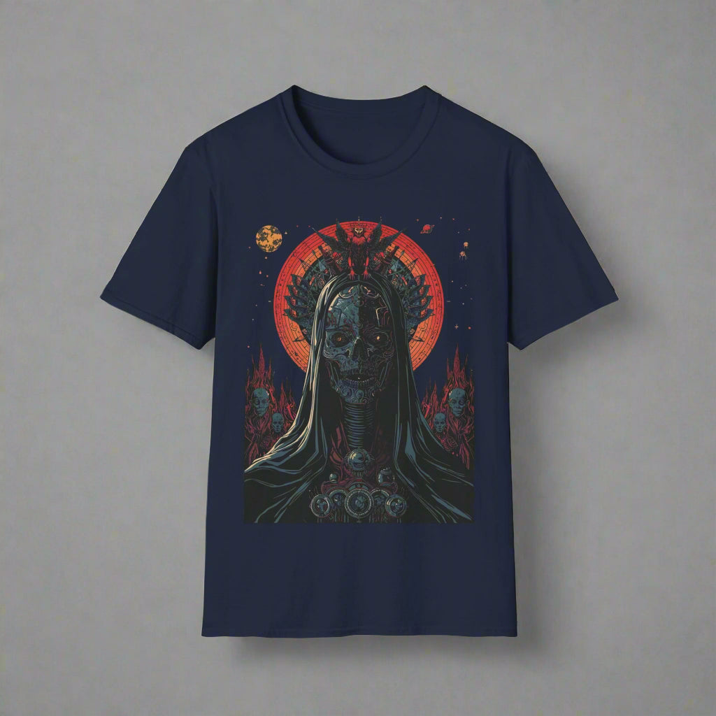 Neon Gothic Skull T-Shirt