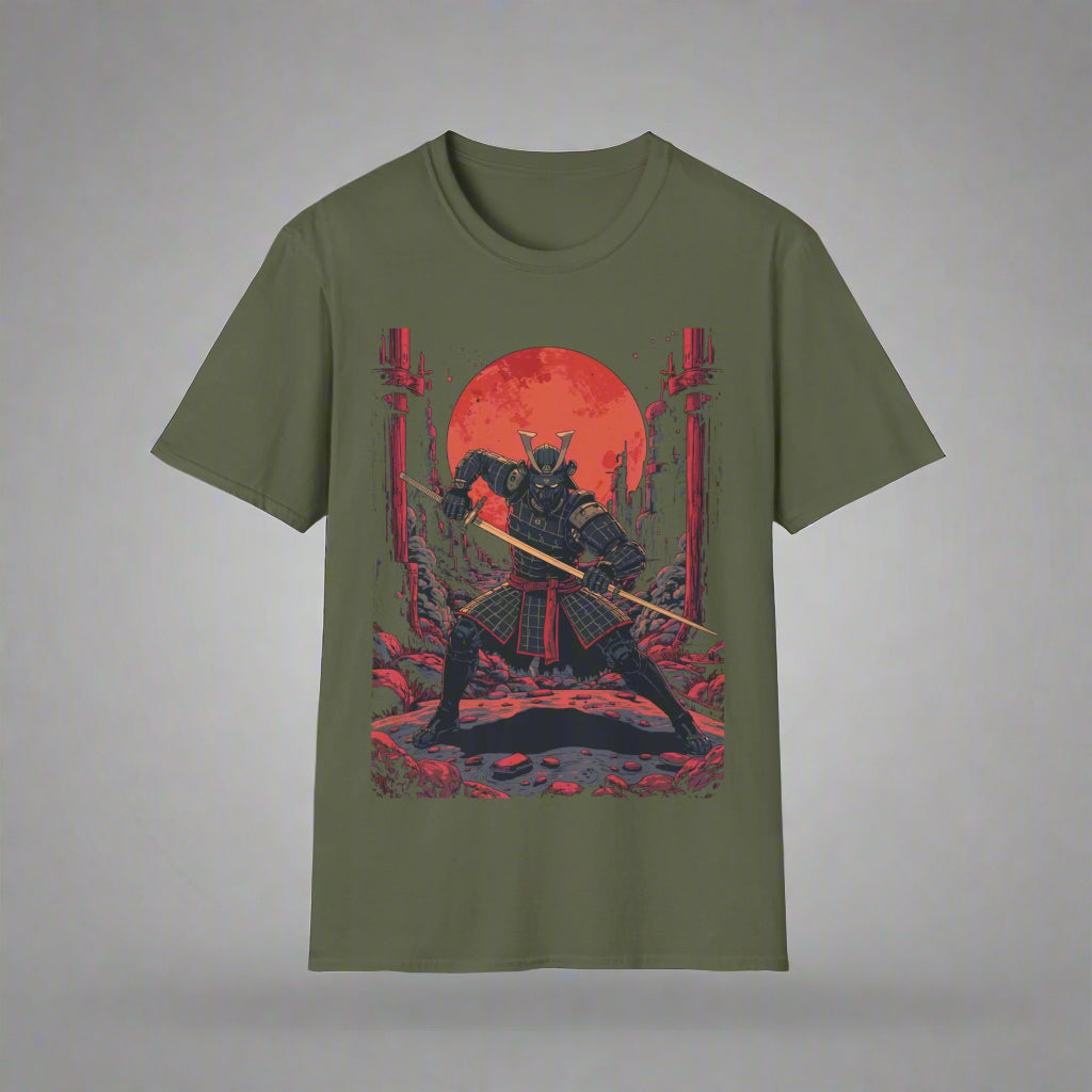 Midnight Steel Samurai T-shirt
