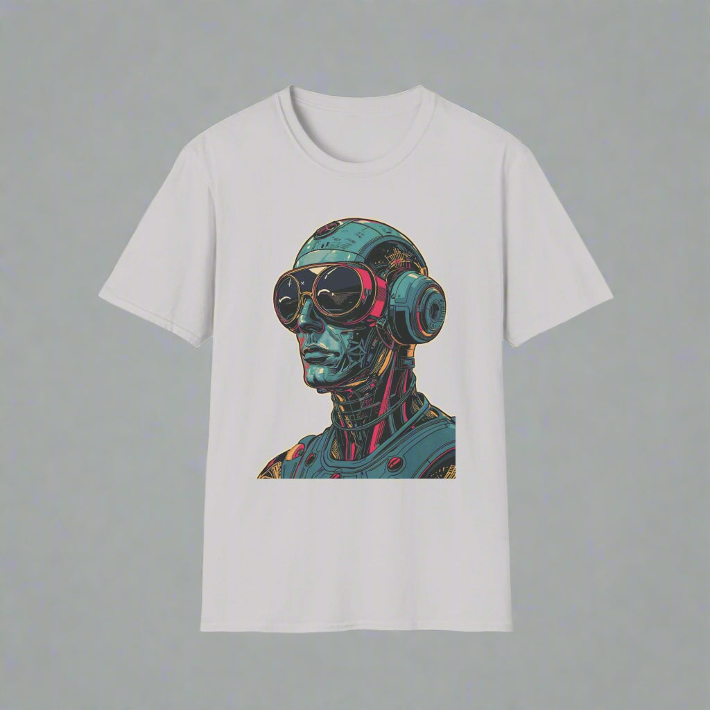 T-shirt with a robot graphic design