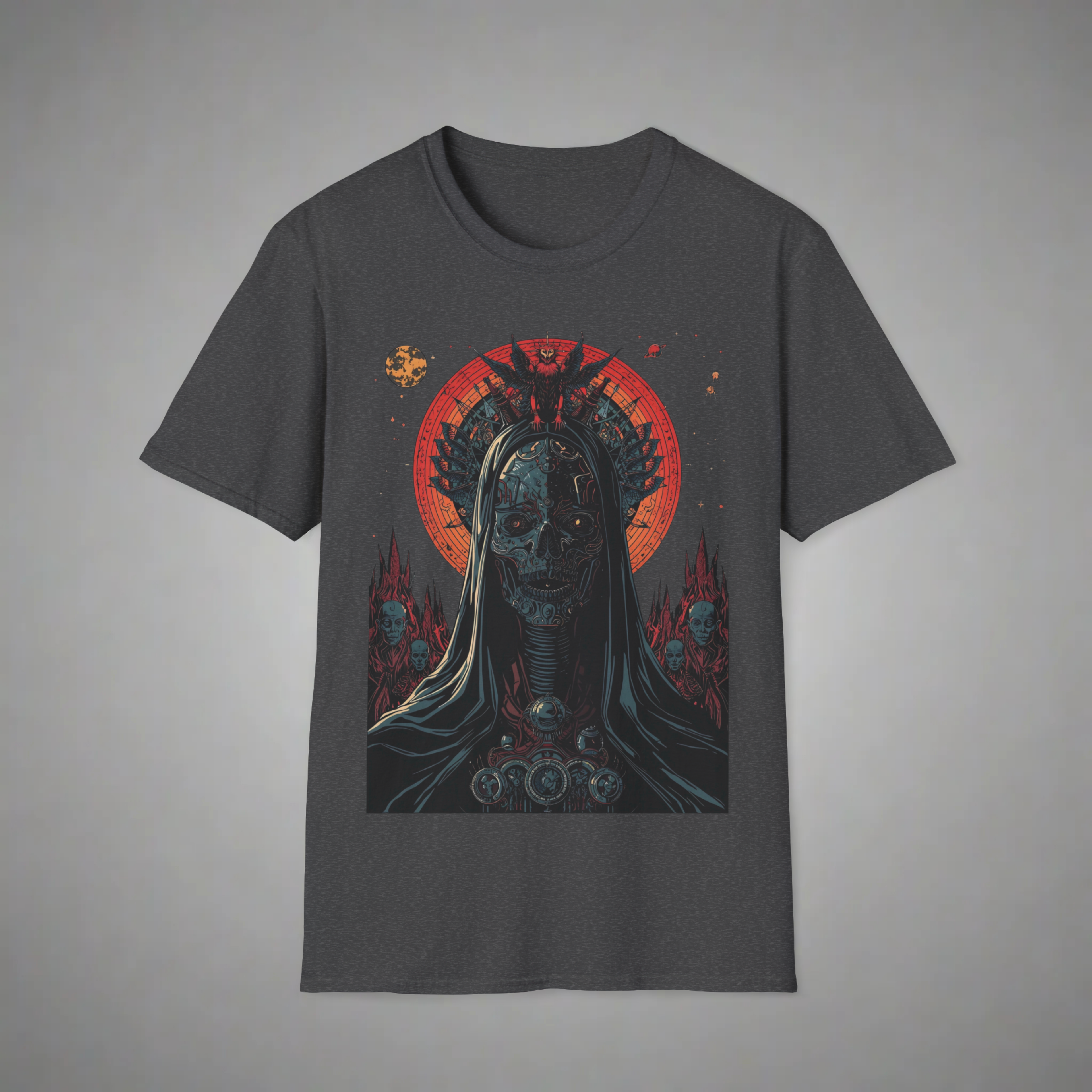 Neon Gothic Skull T-Shirt