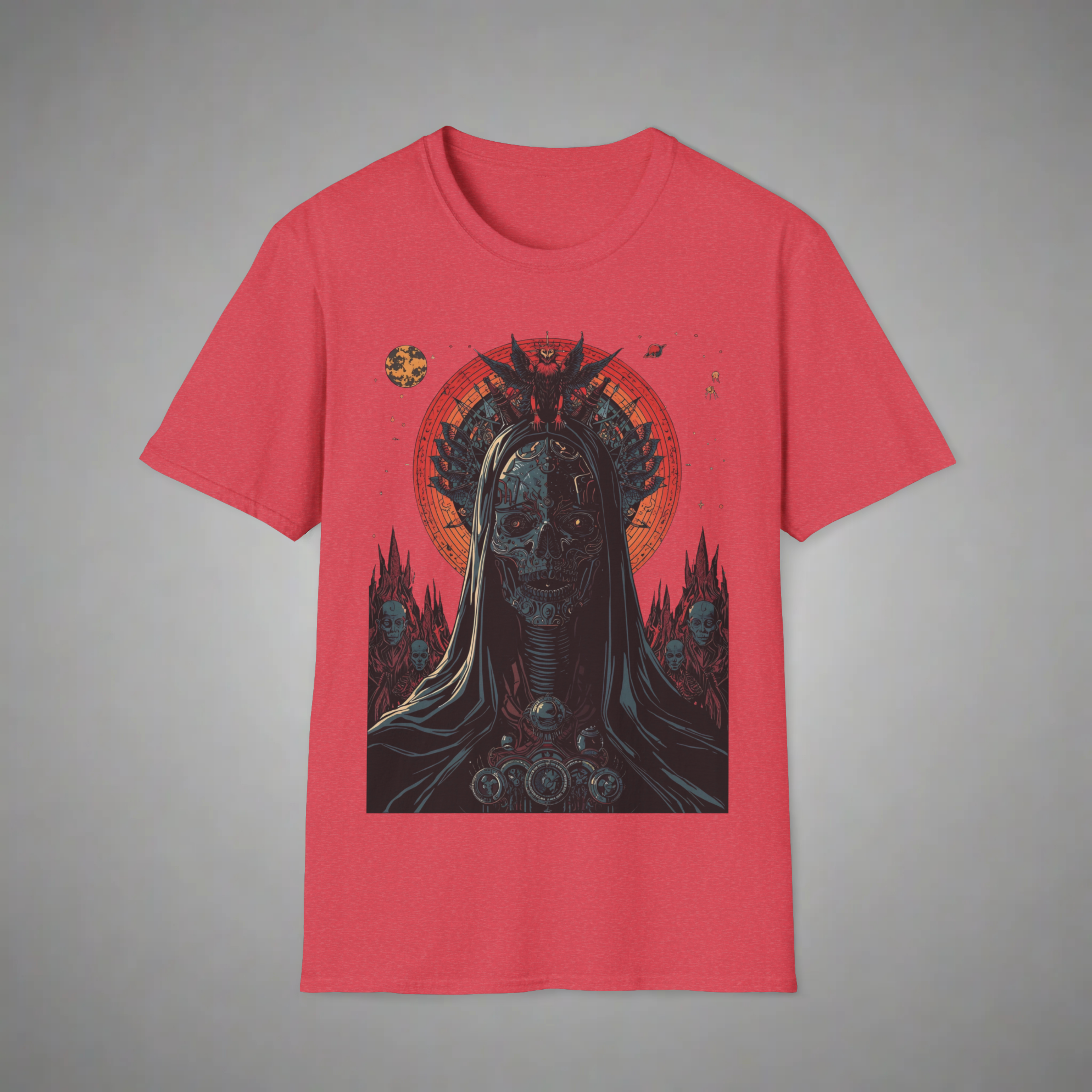 Neon Gothic Skull T-Shirt