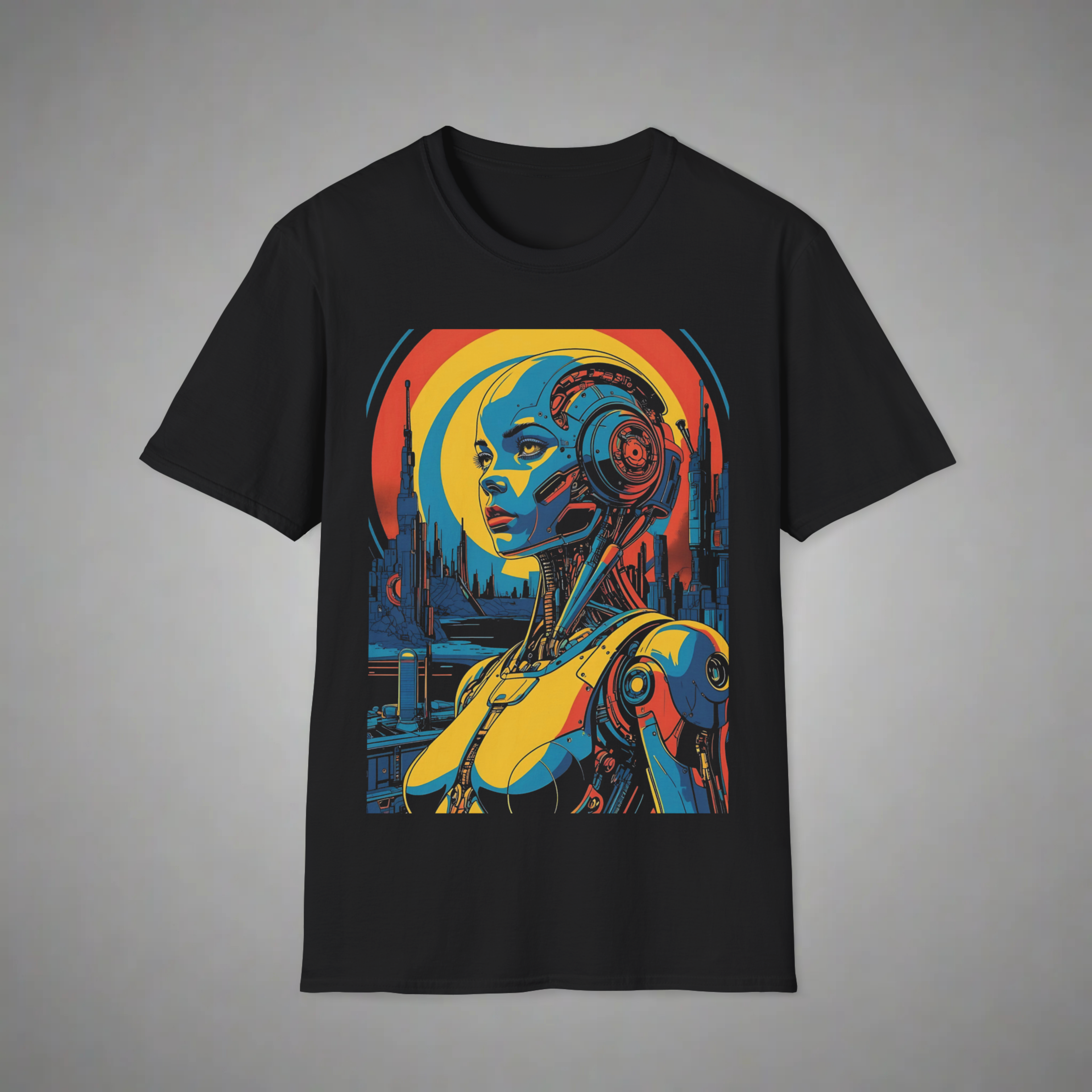 Retro-Futuristic Robot Empress T-Shirt