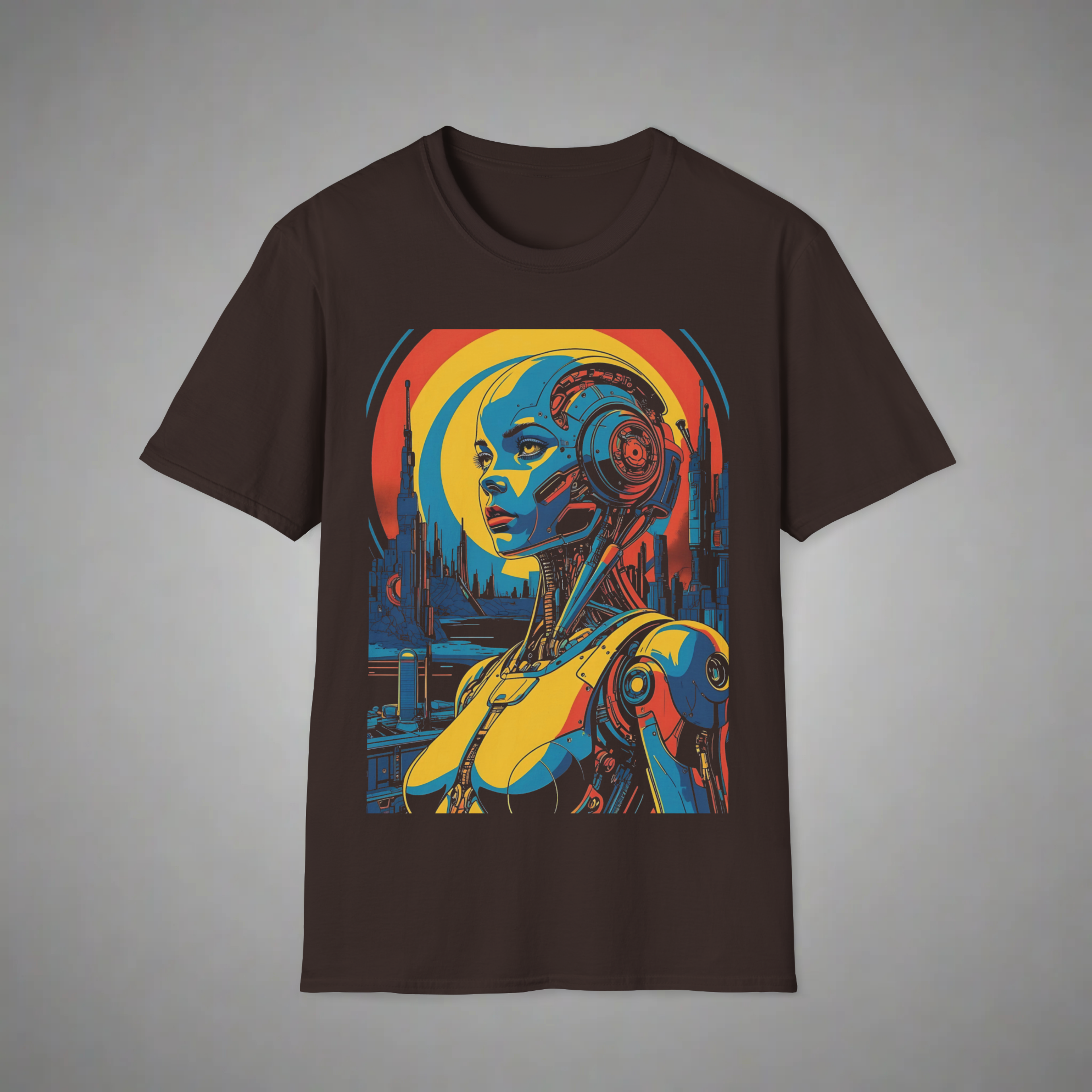 Retro-Futuristic Robot Empress T-Shirt